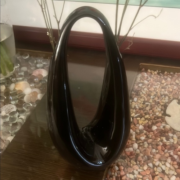 Toyo vintage Elegant Black Vase - Picture 7 of 10